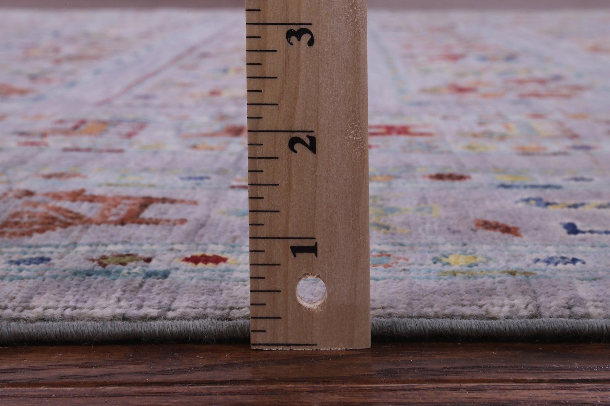 Grey Tribal Persian Gabbeh Hand Knotted Wool Rug - 6' 11" X 10' 0" - Golden Nile