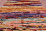 Tribal Persian Gabbeh Hand Knotted Wool Rug - 9' 8" X 13' 8" - Golden Nile