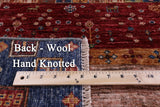 Tribal Persian Gabbeh Hand Knotted Wool Rug - 5' 0" X 6' 9" - Golden Nile