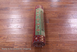 Tribal Persian Gabbeh Hand Knotted Wool Runner Rug - 2' 9" X 9' 6" - Golden Nile
