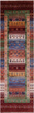 Tribal Persian Gabbeh Hand Knotted Wool Runner Rug - 2' 9" X 9' 6" - Golden Nile