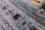 Tribal Persian Gabbeh Handmade Wool Rug - 4' 11" X 6' 4" - Golden Nile