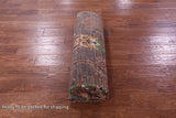 Brown Tribal Persian Gabbeh Hand Knotted Wool Rug - 5' 8" X 8' 2" - Golden Nile