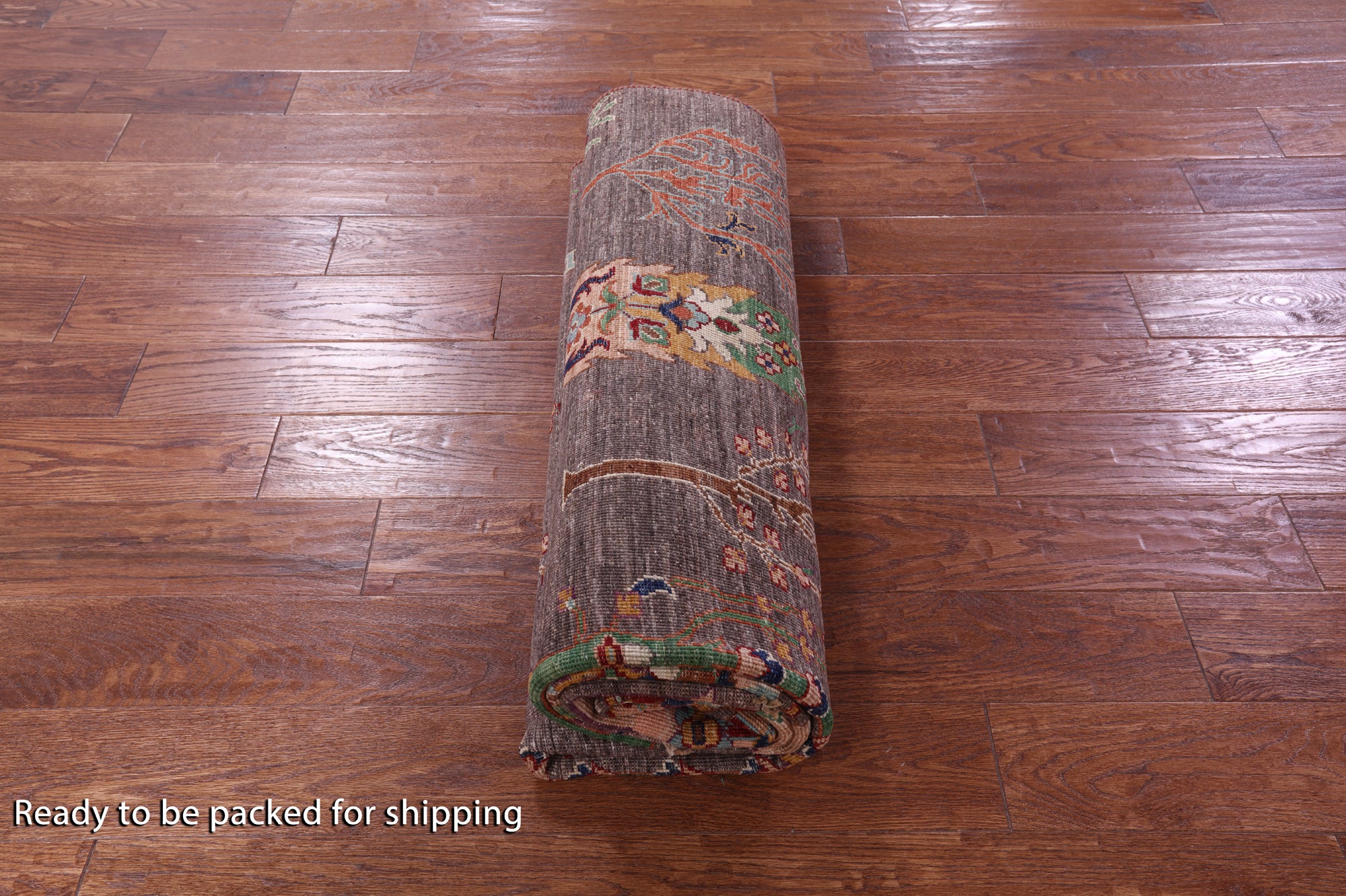 Brown Tribal Persian Gabbeh Hand Knotted Wool Rug - 5' 8" X 8' 2" - Golden Nile