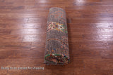Brown Tribal Persian Gabbeh Hand Knotted Wool Rug - 5' 8" X 8' 2" - Golden Nile