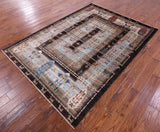 Tribal Persian Gabbeh Hand Knotted Wool Rug - 5' 9" X 8' 1" - Golden Nile