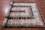 Tribal Persian Gabbeh Hand Knotted Wool Rug - 5' 9" X 8' 1" - Golden Nile