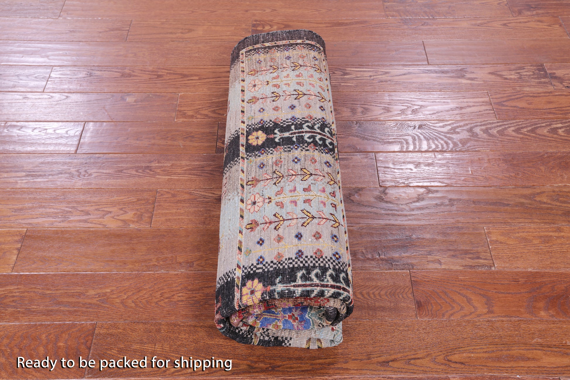 Tribal Persian Gabbeh Hand Knotted Wool Rug - 5' 9" X 8' 1" - Golden Nile
