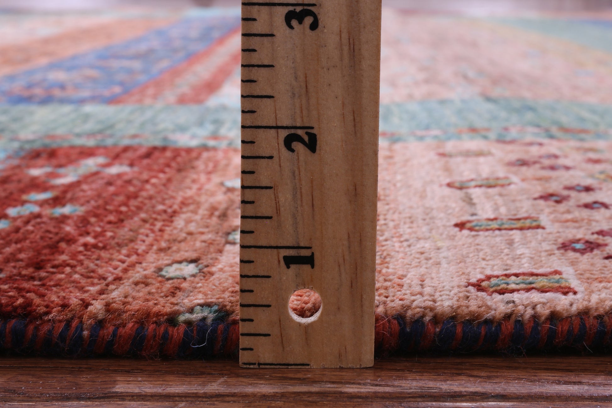 Tribal Persian Gabbeh Hand Knotted Wool Rug - 6' 9" X 9' 10" - Golden Nile