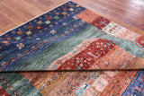 Tribal Persian Gabbeh Hand Knotted Wool Rug - 6' 9" X 9' 10" - Golden Nile