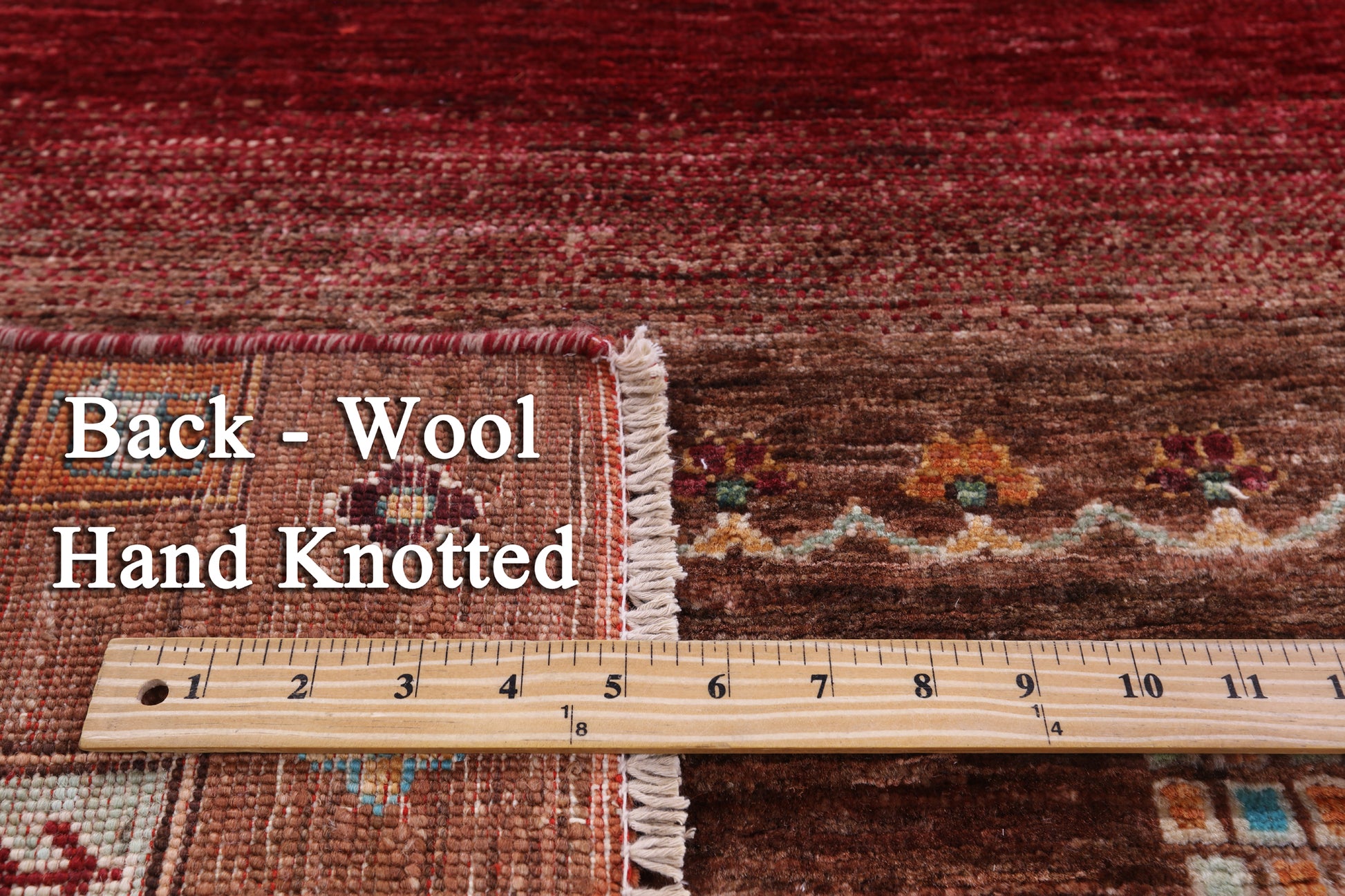 Tribal Persian Gabbeh Hand Knotted Wool Rug - 6' 10" X 9' 10" - Golden Nile