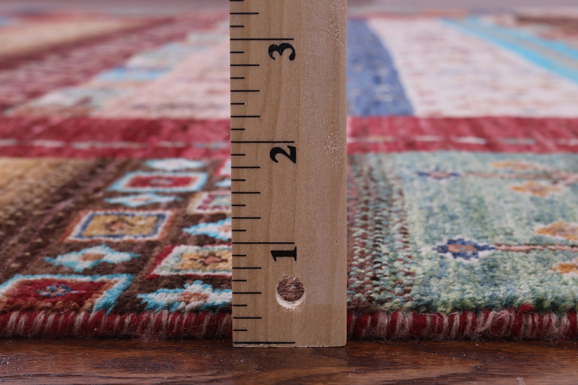Tribal Persian Gabbeh Hand Knotted Wool Rug - 6' 10" X 9' 10" - Golden Nile