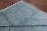 Full Pile Overdyed Hand Knotted Wool Area Rug - 10' 1" X 12' 10" - Golden Nile