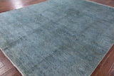 Full Pile Overdyed Hand Knotted Wool Area Rug - 10' 1" X 12' 10" - Golden Nile