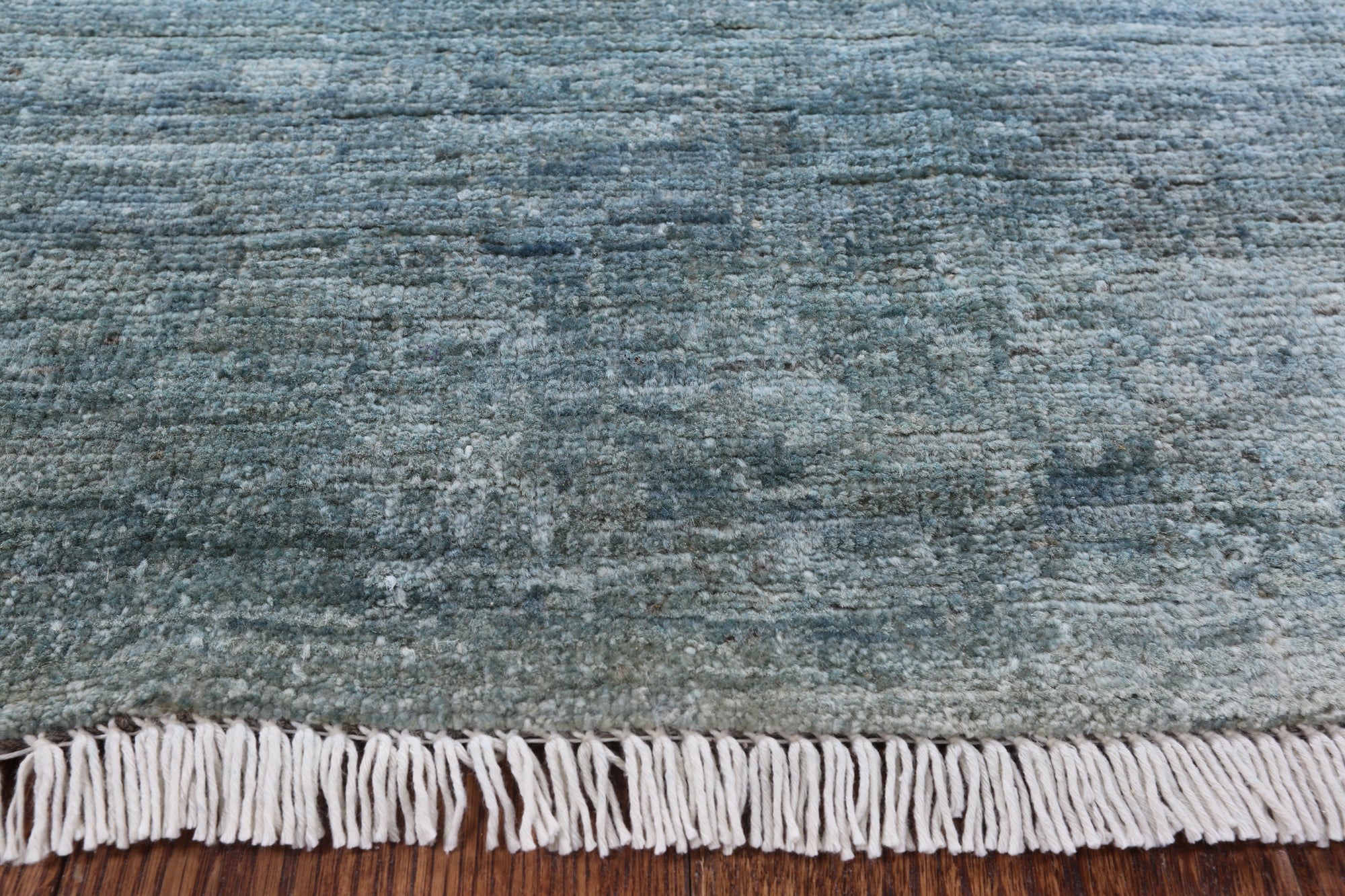 Full Pile Overdyed Hand Knotted Wool Area Rug - 10' 1" X 12' 10" - Golden Nile