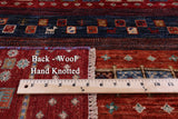 Tribal Persian Gabbeh Hand Knotted Wool Rug - 4' 2" X 6' 2" - Golden Nile