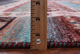 Persian Gabbeh Tribal Hand Knotted Wool Rug - 5' 2" X 6' 10" - Golden Nile