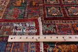 Antiqued Pazyryk Historical Design Hand Knotted Wool Rug - 5' 8" X 8' 1" - Golden Nile