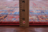 Antiqued Pazyryk Historical Design Hand Knotted Wool Rug - 5' 8" X 8' 1" - Golden Nile