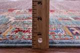 Antiqued Pazyryk Historical Design Hand Knotted Wool Rug - 5' 8" X 7' 10" - Golden Nile