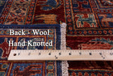 Antiqued Pazyryk Historical Design Hand Knotted Wool Rug - 5' 9" X 8' 1" - Golden Nile