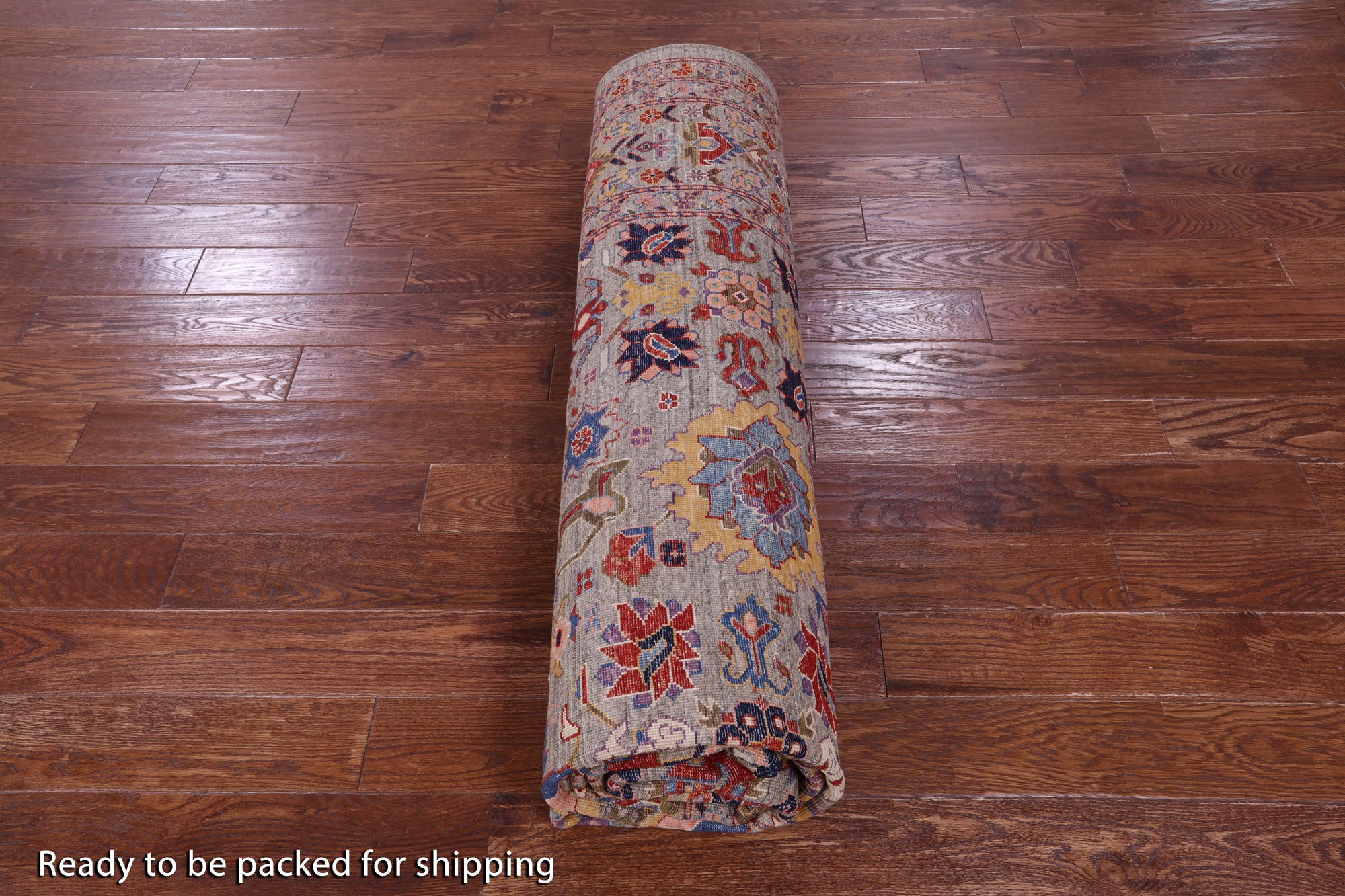Persian Fine Serapi Hand Knotted Wool Rug - 8' 10" X 11' 9" - Golden Nile