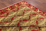 William Morris Handmade Wool Area Rug - 9' 0" X 12' 1" - Golden Nile