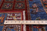 Antiqued Pazyryk Historical Design Hand Knotted Wool Runner Rug - 2' 8" X 9' 11" - Golden Nile