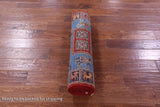 Antiqued Pazyryk Historical Design Hand Knotted Wool Runner Rug - 2' 8" X 9' 11" - Golden Nile