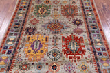 Turkmen Ersari Hand Knotted Wool Rug - 4' 10" X 6' 9" - Golden Nile