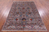 Peshawar Hand Knotted Wool Rug - 5' 9" X 7' 10" - Golden Nile