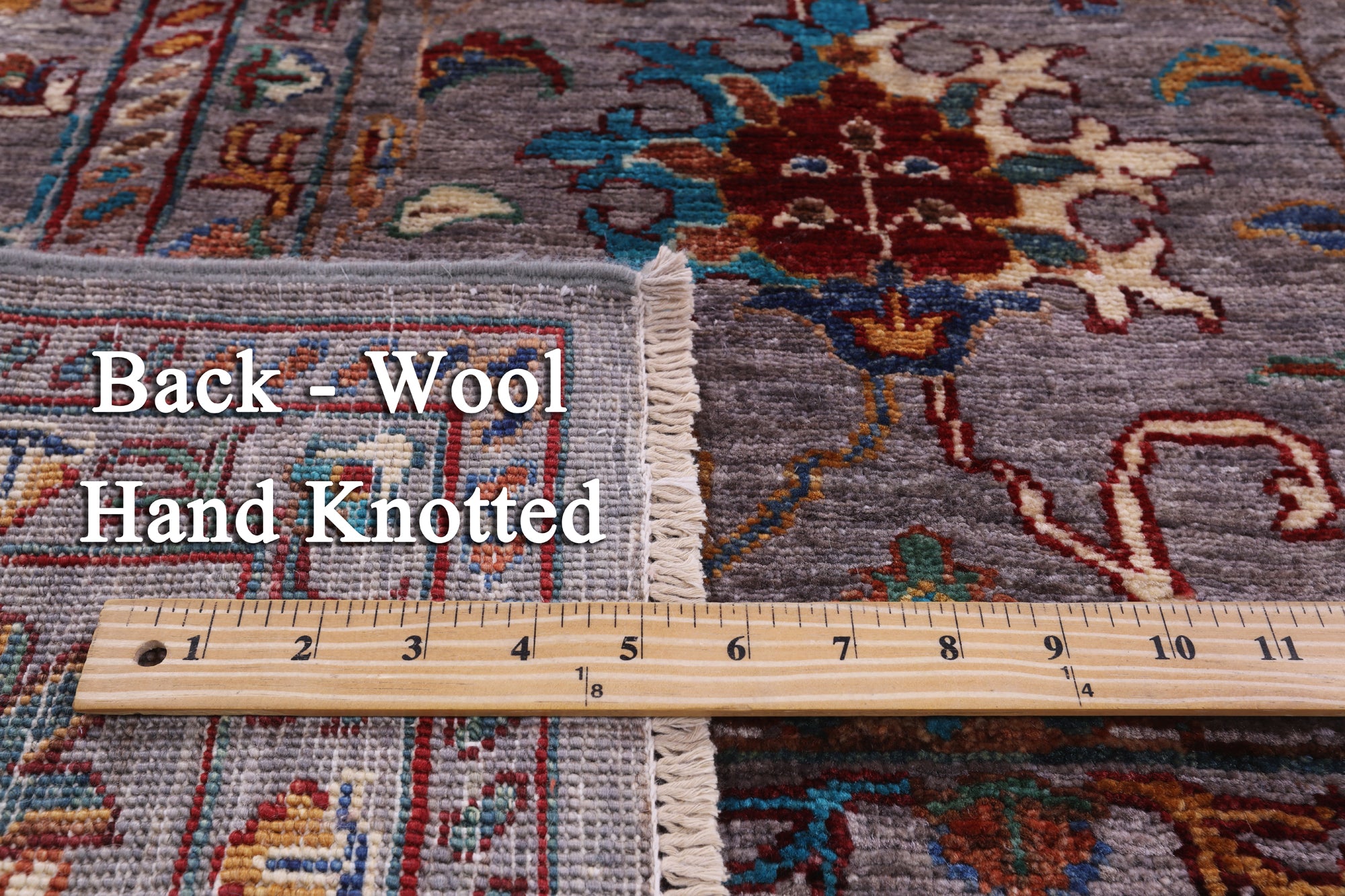 Peshawar Hand Knotted Wool Rug - 5' 9" X 7' 10" - Golden Nile