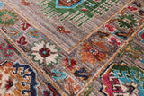 Turkmen Ersari Hand Knotted Wool Rug - 5' 7" X 7' 9" - Golden Nile