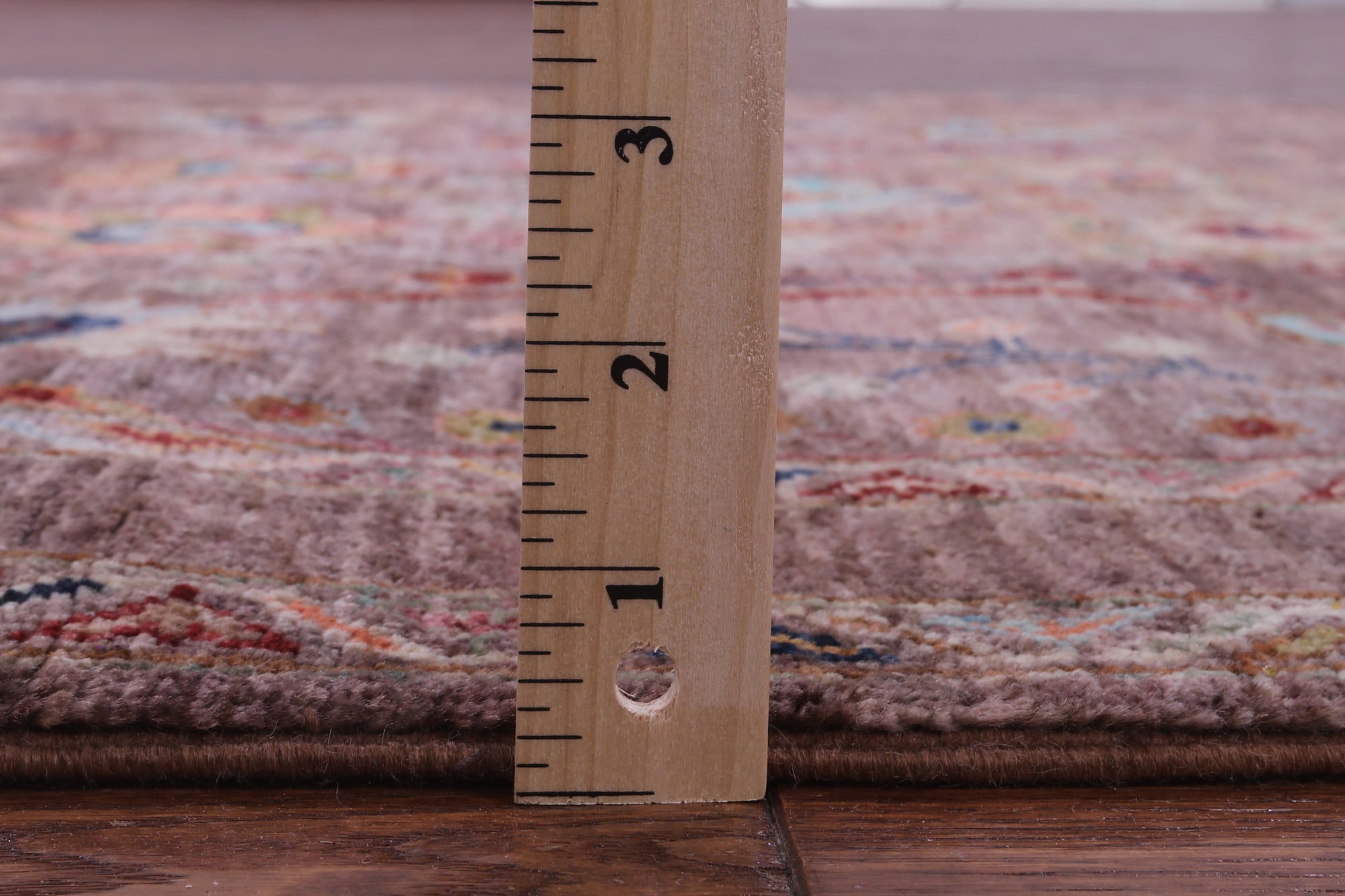 Brown Peshawar Handmade Wool Rug - 4' 1" X 6' 1" - Golden Nile
