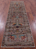 Peshawar Hand Knotted Wool Runner Rug - 2' 9" X 9' 7" - Golden Nile