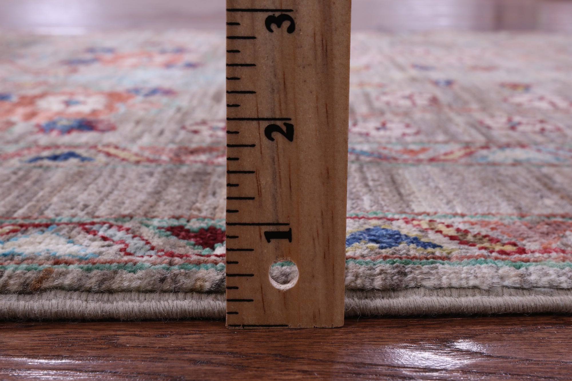 Peshawar Hand Knotted Wool Runner Rug - 2' 9" X 9' 7" - Golden Nile
