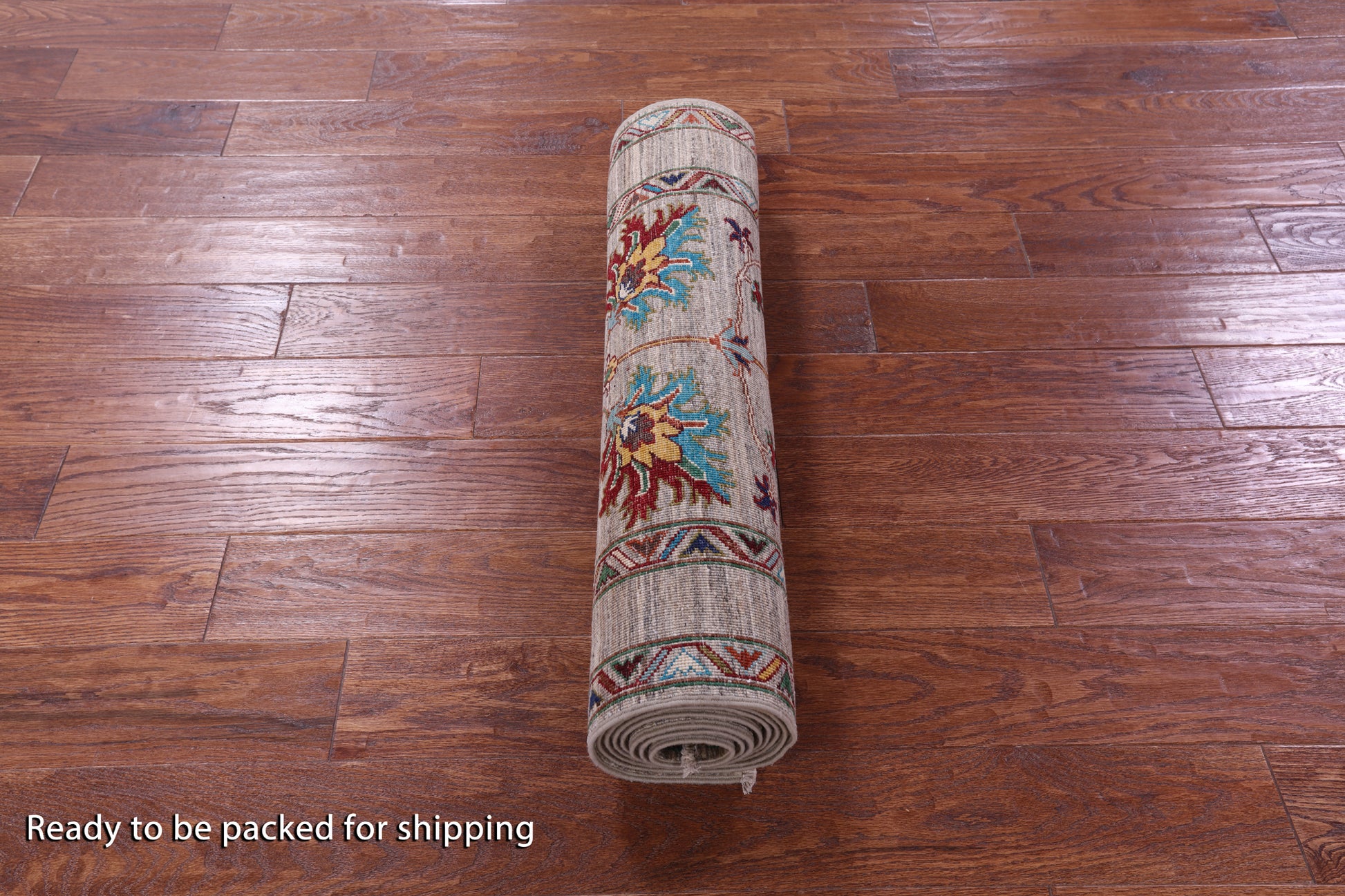 Peshawar Hand Knotted Wool Runner Rug - 2' 9" X 9' 7" - Golden Nile