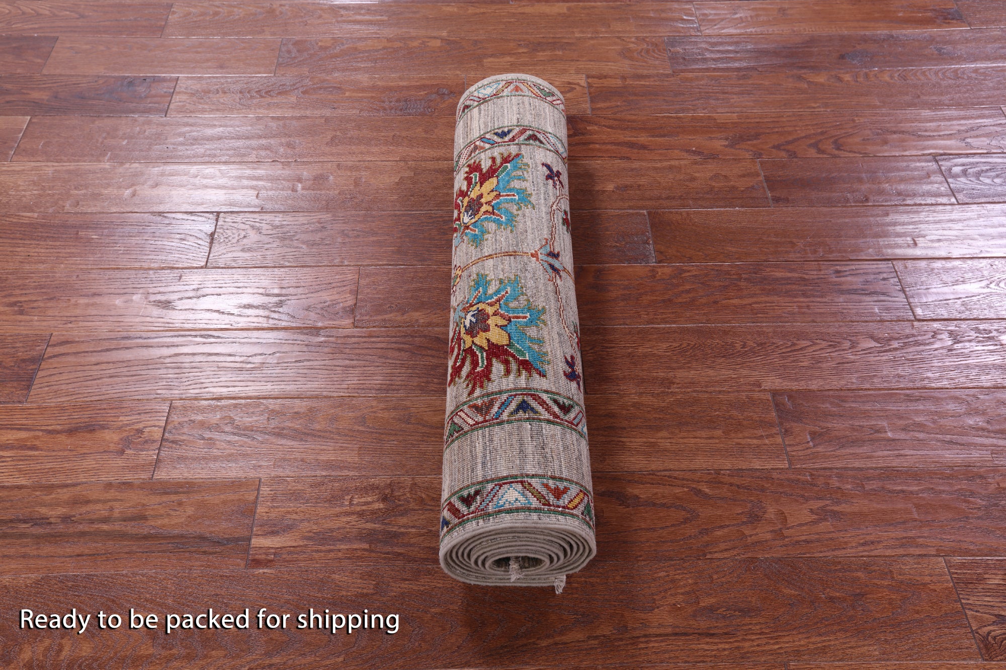 Peshawar Hand Knotted Wool Runner Rug - 2' 9" X 9' 7" - Golden Nile
