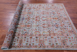 Blue Peshawar Hand Knotted Wool Rug - 5' 6" X 7' 9" - Golden Nile