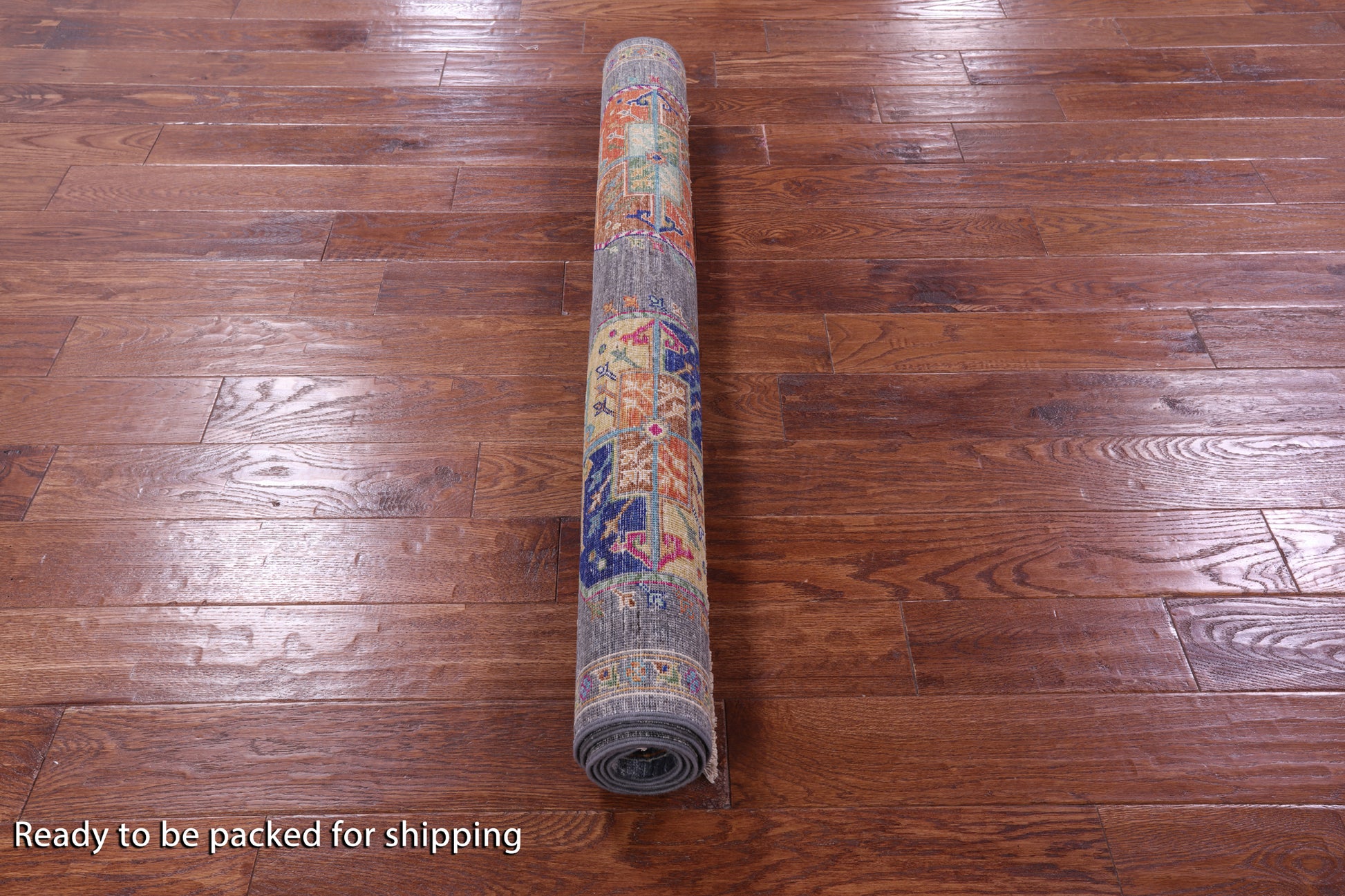 Grey Turkmen Ersari Hand Knotted Wool Rug - 4' 3" X 6' 2" - Golden Nile