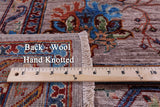 Peshawar Handmade Wool Rug - 6' 9" X 10' 0" - Golden Nile