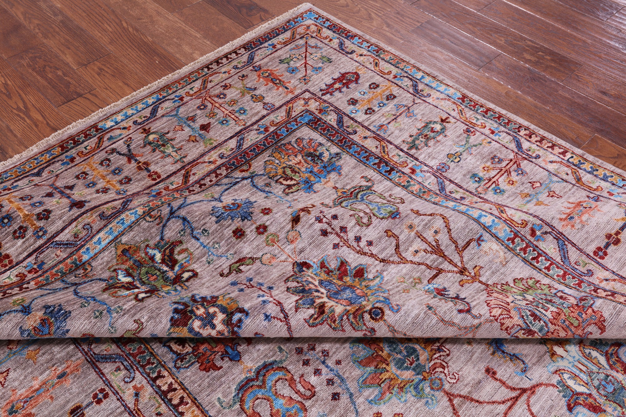 Peshawar Handmade Wool Rug - 6' 9" X 10' 0" - Golden Nile