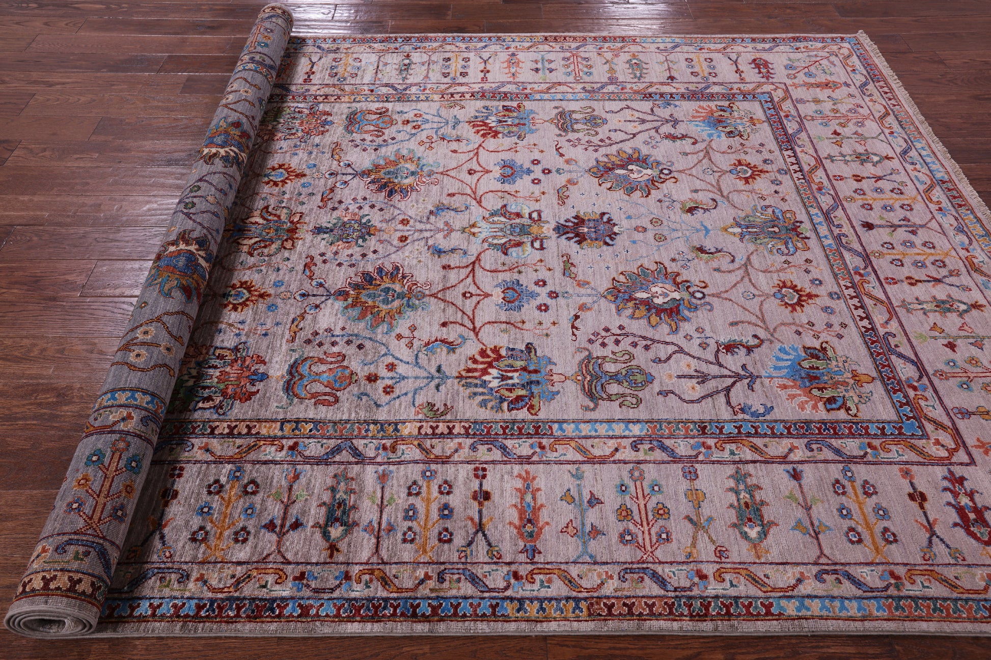 Peshawar Handmade Wool Rug - 6' 9" X 10' 0" - Golden Nile