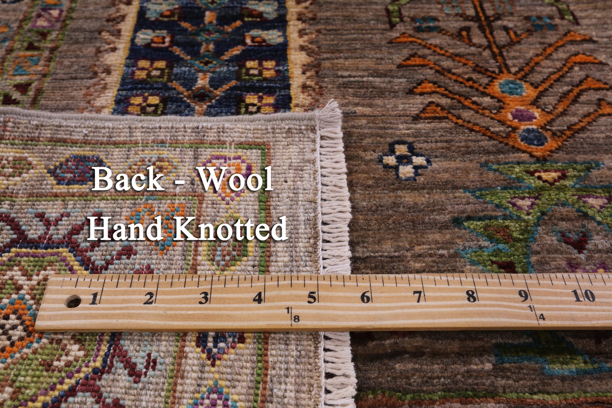 Turkmen Ersari Hand Knotted Wool Rug - 4' 11" X 6' 9" - Golden Nile