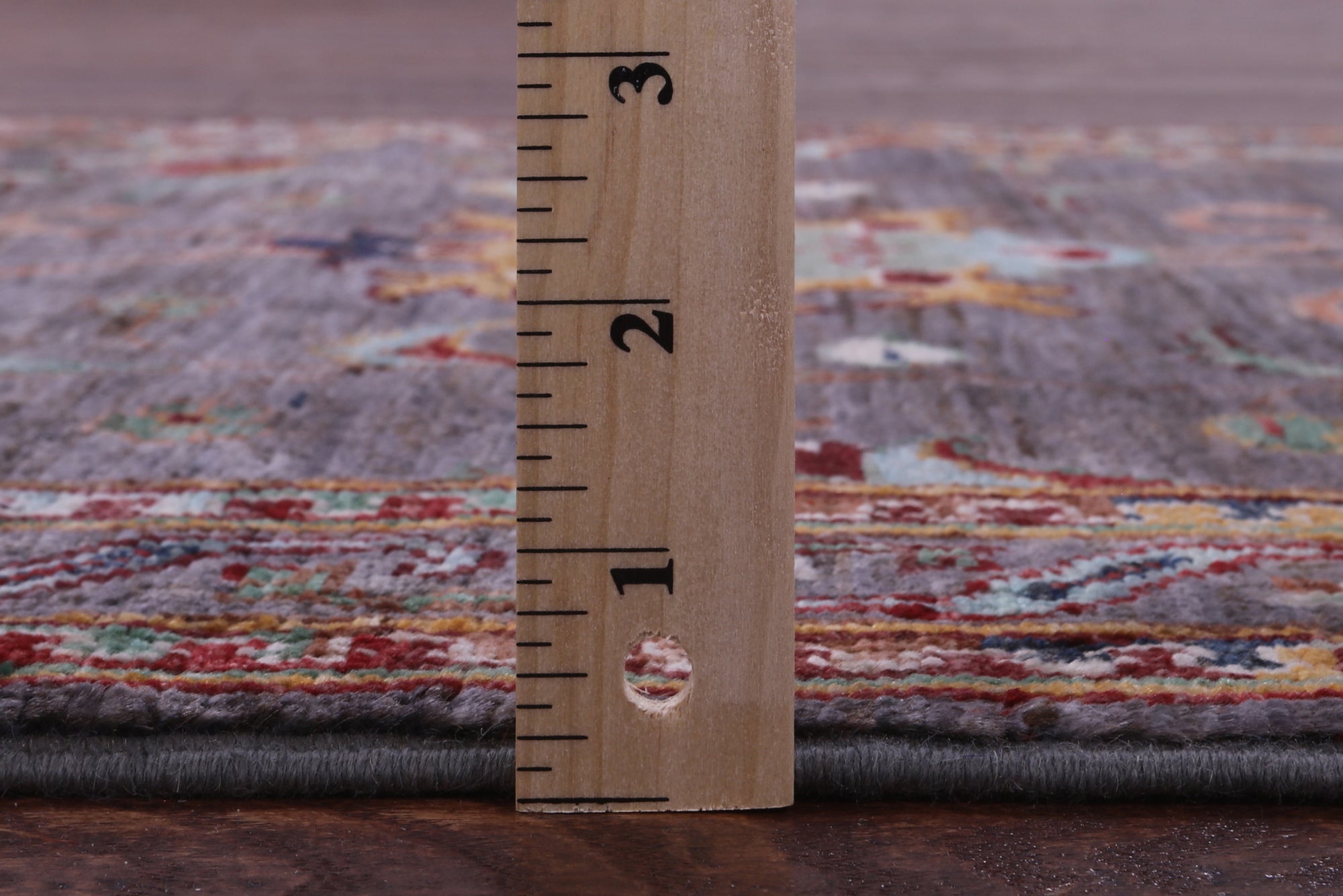 Grey Peshawar Hand Knotted Wool Runner Rug - 2' 10" X 9' 8" - Golden Nile