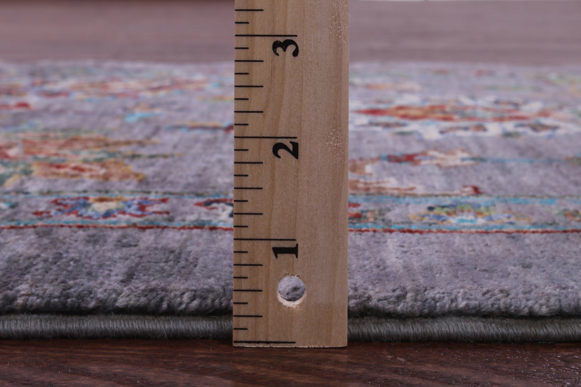 Grey Peshawar Hand Knotted Wool Runner Rug - 2' 8" X 9' 10" - Golden Nile
