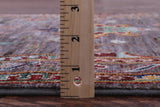 Grey Peshawar Hand Knotted Wool Runner Rug - 2' 10" X 9' 8" - Golden Nile