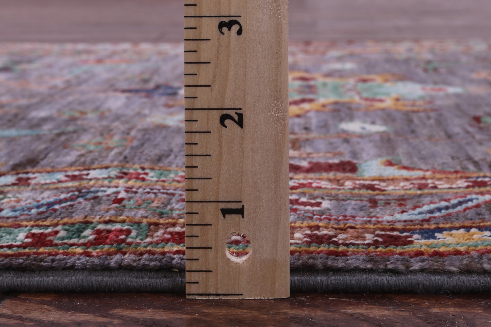 Grey Peshawar Hand Knotted Wool Runner Rug - 2' 10" X 9' 8" - Golden Nile