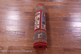 Tribal Persian Gabbeh Hand Knotted Wool Runner Rug - 2' 9" X 9' 7" - Golden Nile