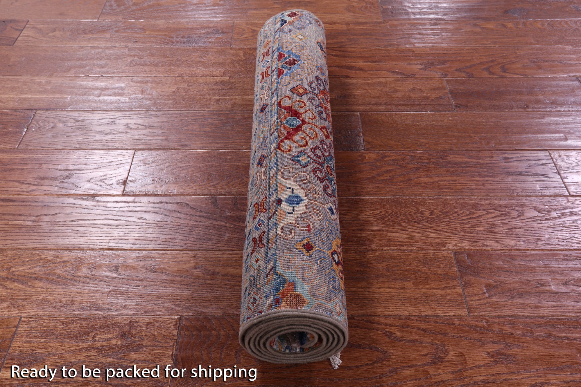 Khorjin Persian Gabbeh Hand Knotted Wool Runner Rug - 2' 6" X 6' 10" - Golden Nile